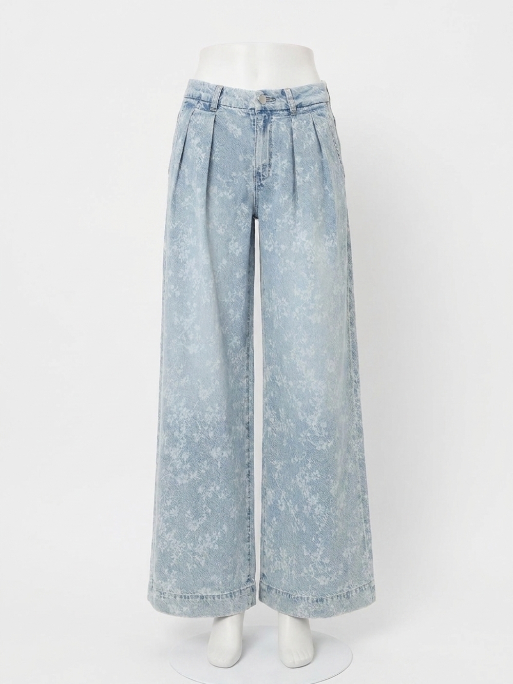 NEW FLYING MONKEY shower me wide leg jean in floral print